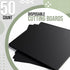 50 Count 10 Inch 13.5 Inch Crown Display Disposable Cutting Boards for Kitchen Black Cutting Board X Flexible Cutting