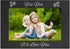 CustomGiftsNow Yiayia - We Love You Engraved Anodized Aluminum Hanging/Tabletop Family Photo Frame