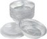 Premium 7-Inch Aluminum Round Foil Pans with Plastic Lids, Disposable Tin for Roasting, Baking, Cooking - 60pcs