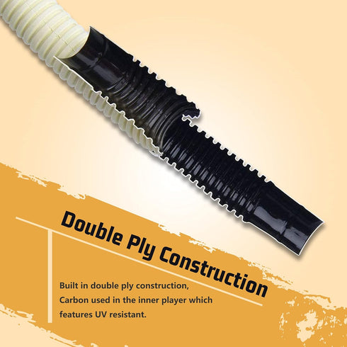 AC Parts 20Ft Flexible Drain Hose - Mini Split AC Water Drain Line for Ductless Systems