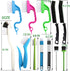 12Pcs Small Cleaning Brush Set, Crevice Gap Brushes for Window Grooves, Bathroom, Kitchen, Faucet, Sink, Keyboards