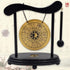 fengshuisale Zen Art Brass Feng Shui Desktop Gong with Red String Bracelet, W3359