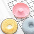 Big Size Silicone Donuts Pan, Non-stick Cake Baking Molds for Bagel and Doughnut (8 Inch Pink)