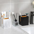 rejomiik Toothbrush Holders for Bathroom Countertop, 3 Slots Electric Toothbrush and Toothpaste Organizer