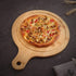 Bamboo Cutting Board Set 3PCS, Meat Chopping Boards, Pizza Peel Paddle with Handle for Baking