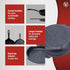 Victoria 4-Inch Pre-Seasoned Cast Iron Skillet, Frying Pan with Long Handle, Made in Colombia