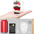 50 Pack 5 oz TOFLEN Plastic Dessert Cups with High Lids for Party, Mini Dessert Cups with Spoons Dessert Shooter Cups