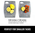 Small Plastic Cutting Board Set of 2, Mini Cutting Board for Small Kitchen Tasks, Non Slip Edges, Unique Design with Multiple Juice Grooves! BPA Free, Non-Porous, Dishwasher Safe (9.84" x 7.48") by Ginkick