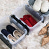 Superio Clear Storage Box with Lid, Plastic Container Bins for Organizing, Stackable Crates, BPA Free
