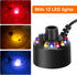 FITNATE Mist Maker, 12 LED Mister Fogger Water Fountain Atomizer, Perfect for Halloween and Holidays