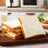 Joeabor 4 Set Artificial Bread Slice Fake White Sliced Bread Realistic Fake Food for Display Faux Bread Slice Model