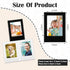 20 Packs Cute Mini Photo Frame Holder, 3 Inches Plastic Colorful Photo Display for Fujifilm Instax, Fridge, Office