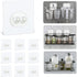 Cozycomfo Shower Caddy Adhesive Replacement Stickers Hooks Adhesive Pack of 10 for Corner