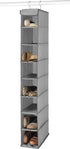 8 Closet Whitmor Hanging Shoe Shelves - Section - Organizer - Grey