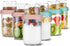 4oz 16 oz Glass Overnight Oats Containers with Lids 6Pack, Yogurt Parfait