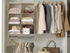 Closet 6-Section Closet StorageWorks Hanging Organizer with Metal Rod, Organizers and Storage, Collapsible Hanging