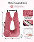 TinlyFinly Car Travel Pillow for Kids Adults, Raised Padding Head and Neck Support Car Seat Sleeping Pillow