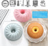 6.4 Inches Novelty Round Baking Cake Pans, Non-Stick Silicone Fluted Tube Pans Set, Bakeware Cake Molds for Small Birthday Cake, Breads, Large Jello, Gelatin (4 Pieces) by REKIDOOL