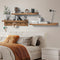 MBYD 24 Inch Floating Shelves, Picture Ledge Shelf, Natural Wood Wall Shelf,