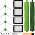 Replacement Parts for iRobot Roomba i3 i3+ i4 i6 i7 i8 E5 E6 E7 Vacuum Cleaner, 1 Set Rubber Brushes & Filters