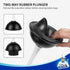 1 Set MR.SIGA Toilet Plunger and Bowl Brush Combo for Bathroom Cleaning, White