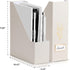 ZICOTO Beautiful Magazine Holder Set of 3, Sturdy File Holder to Organize Desk or Shelves, Perfect Office Storage