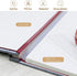 Large Photo Album by potricher - Self Adhesive Linen Cover, 40 Blank Pages, Magnetic DIY Scrapbook (Gray, 13.2x12.8