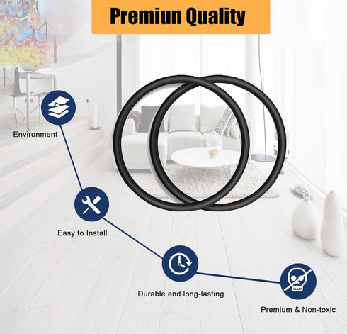Round Vacuum Belts Replacement for Eureka - Fits SC679, SC684, SC688, SC886, SC887, SC888, SC899