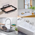 Soap Dish Holder, No Drilling, 304 Rustproof Stainless Steel Wall Mounted Tray for Bathroom & Kitchen