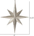 Vickerman 15.75" Rose Gold Iridescent Glitter Bethlehem Star Christmas Ornament