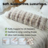OMEO Winter Fluffy Full Body Pillow Memory Foam Pregnancy Pillow, Nursing Pillow for Side Sleepers, Weighted Body