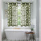 XTMYI Olive Green Kitchen Decor,Sheer Leaf Bathroom Curtains for Window,48 Inch Length,Dark