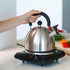 OVENTE Electric Countertop Single Burner, 1000W Cooktop with 7.25 Inch Cast Iron Hot Plate, Compact Cooking Stove,