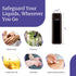 Infinity Jars Black Ultraviolet Glass Slow Pour Bottle 100 ML Airtight Refillable Container for Massage Oil, Shampoo