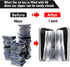 CD Case, DVD Case Holder, 96 Capacity Hard Plastic Storage Binder for Car, Home, Office, Travel (Black).