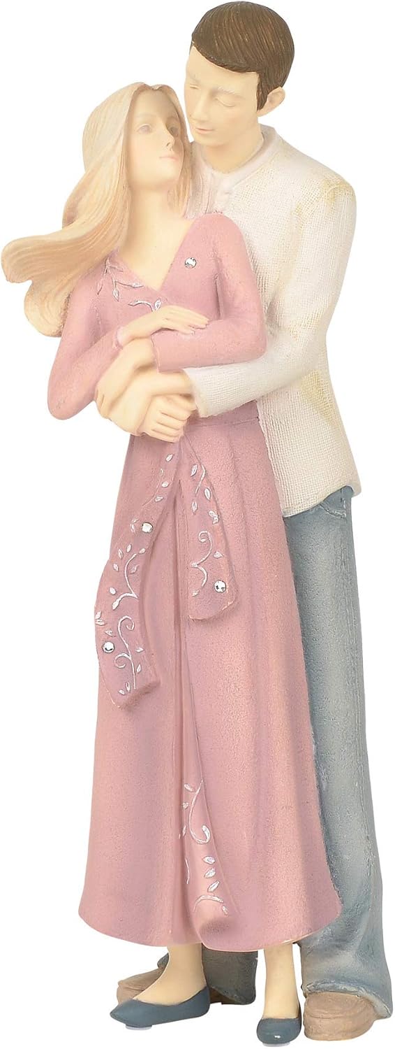 Enesco Foundations Wrapped in Love Figurine, 7.5 Inch, Multicolor