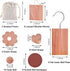 Tigvio 48-Pc Closet, (Pack 48) Cedar Blocks for Clothes Storage: Blocks, Planks, Hooks, Rings, Balls, & Sachets
