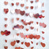 Valentines Day Party Decorations, Rose Gold Heart Garland Hanging Paper Love Heart Streamer Banner