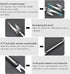 LXLVOUEG 3 2 1,Silver, PCS Shrimp Deveining Tool Shrimp Tail off Crawfish Peeler,Stainless Steel Fish Scaler Seafood