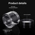 6 Pack 6 oz Plastic Jars with Lids - Refillable Wide-mouth Leakproof Round Empty Containers for Travel, Cosmetic, Food
