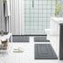 Buganda Bathroom Rugs, 30" x 20", Soft Absorbent Microfiber Non-Slip Shaggy Bath Carpet for Bathroom Floor