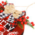 30 Stems,7.9 Inch Artificial Red Berry Christmas Holly Berry Branches Red Berry Picks for Holiday Home Decor and Crafts