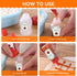 12 25ml Fantasyon Pcs Mini Ketchup Bottles for Bento Box Accessories Condiment Squeeze Bottles Plastic Sauce Container
