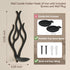 Set 2, Wall Candle Sconces of Modern Minimalist Metal Candle Holders for Pillar, Tealight, and LED Candles
