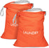 WiseBoy 2 Pack Swimming Laundry Bags, Travel Laundry Bag for Dirty Clothes, Washable Nylon Wet Dry Bag, Yoga Bathing