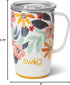18oz Swig Life Travel Mug, Insulated Tumbler with Handle and Lid, Cup Holder Friendly, Dishwasher Safe, Stainless