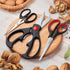 Kitchen Shears Set - QtoiKce Kitchen Scissors 3 Pack, All Purpose Poultry Shears, Stainless Steel Sharp Utility Cooking