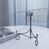 Iron Plate Stand for Display with Folding Design, 12 Inch Large Easels for Books, Art Pieces, Photos, and Platters,