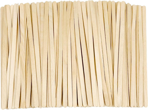5.5inch 500 Count KTOJOY Wooden Coffee Stirrers, Disposable Stir Sticks for Coffee & Cocktails, Wooden Beverage Mixer