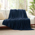 Kozyhvn 100% 50" 70", 6 Cotton Muslin Blanket Large x Layers Breathable and Lightweight Navy Throw Blanket for Bed